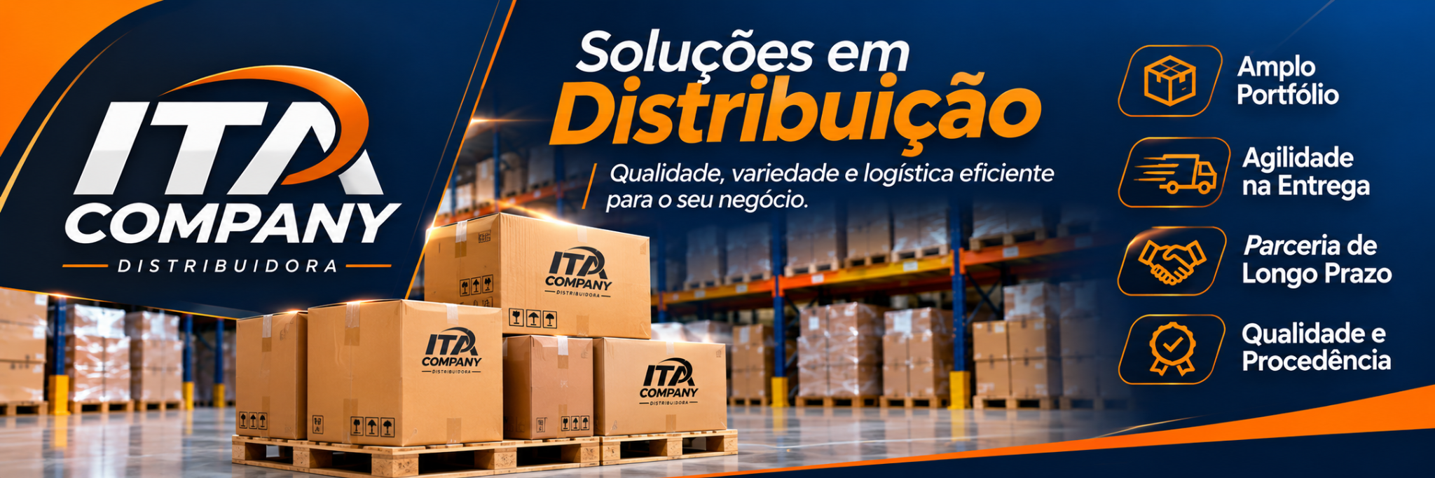 Arte institucional ITA Company: soluções em distribuição