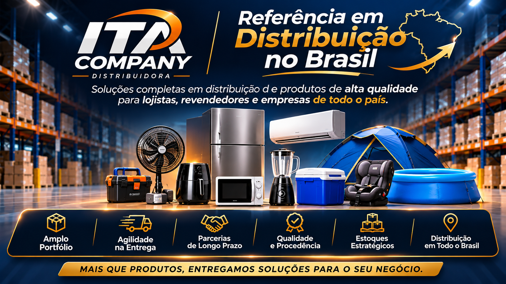 Arte institucional ITA Company: referência em distribuição